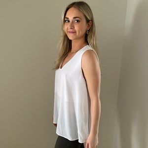 Women’s White Sheer Top